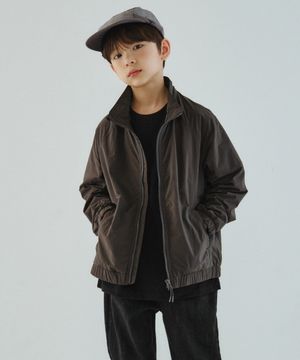 하이넥 윈드브레이커 재킷 [건메탈]