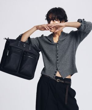 Hey City Pocket Tote M (헤이 시티 포켓 토트 미듐)_2colors