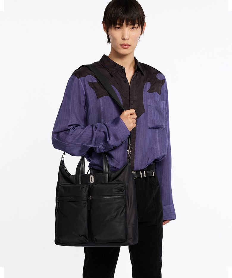 Hey City Pocket Tote M (헤이 시티 포켓 토트 미듐)_2colors