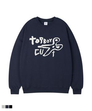 시저스 오버핏 프린팅 스웨트 셔츠