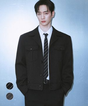 [서강준 PICK] 슬림 레지멘탈 타이 [2COLORS]