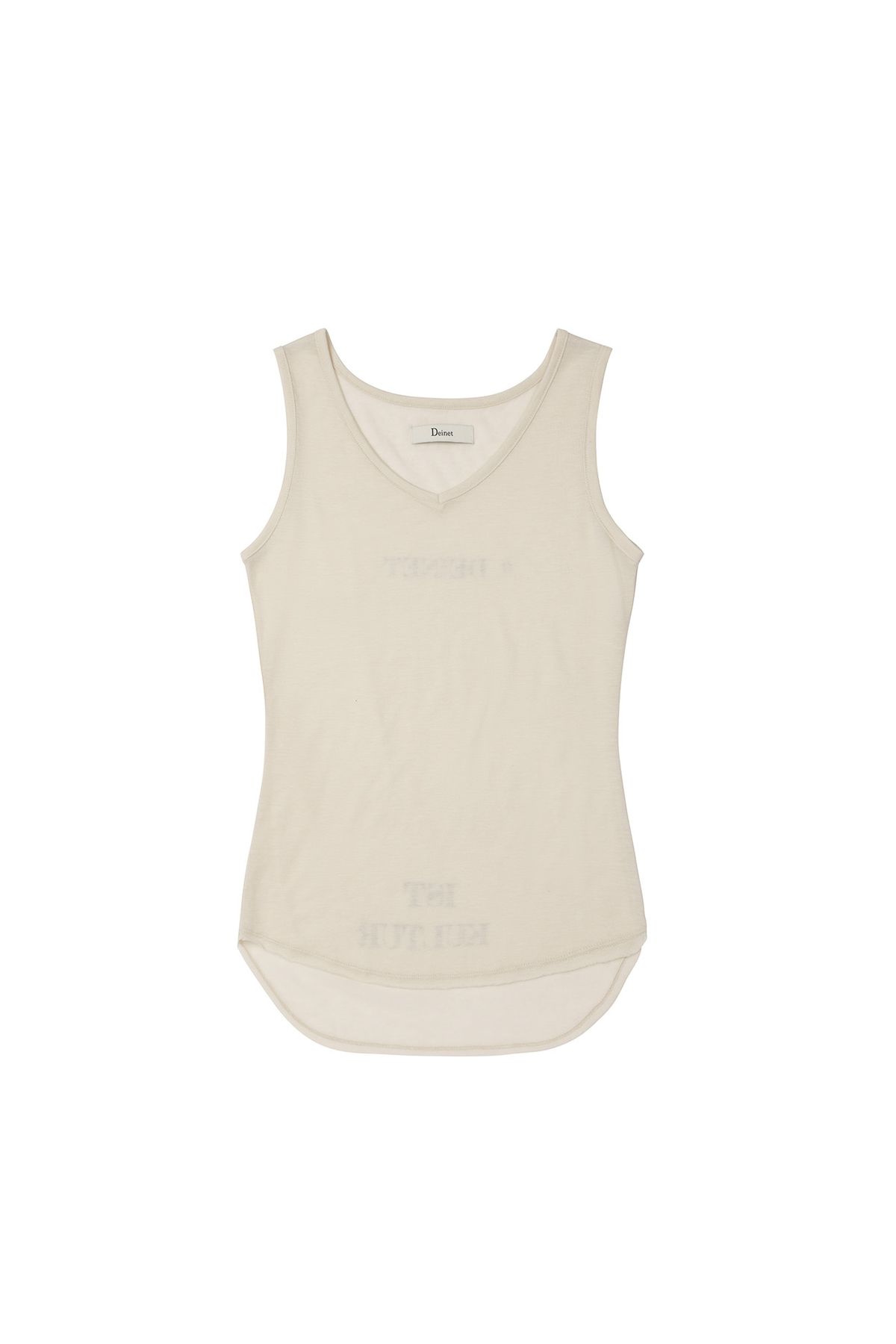 다이닛(DEINET) IST KULTUR SLEEVELESS IN BEIGE