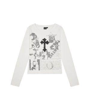 Cross Paper Long Sleeve (White)
