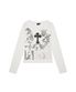 Cross Paper Long Sleeve (White)