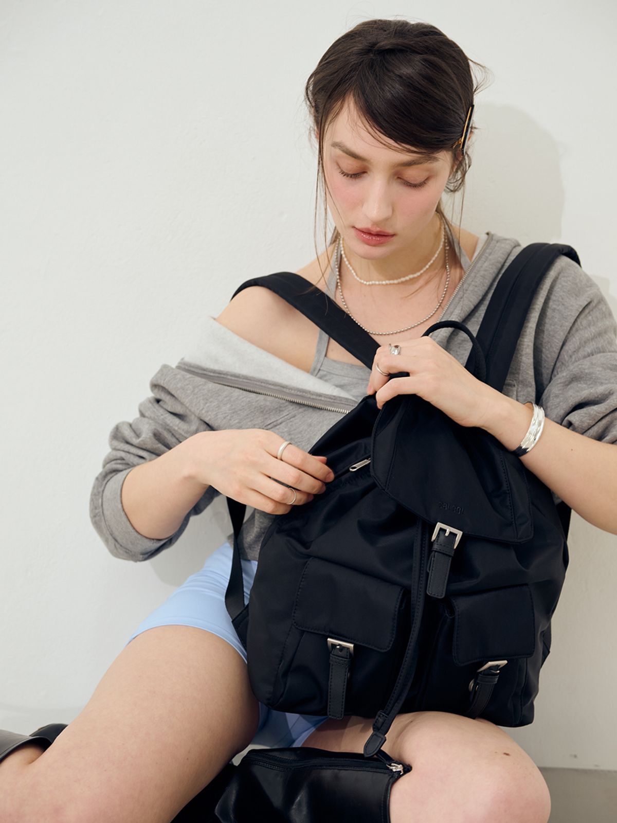 샐볼(SALBOL) SLICK BACKPACK [BLACK]