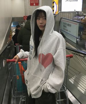 와펜 코지 투웨이 후드집업(2color)