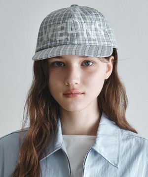 웬즈 스티치 볼캡_GREEN CHECK(W26ACC03)