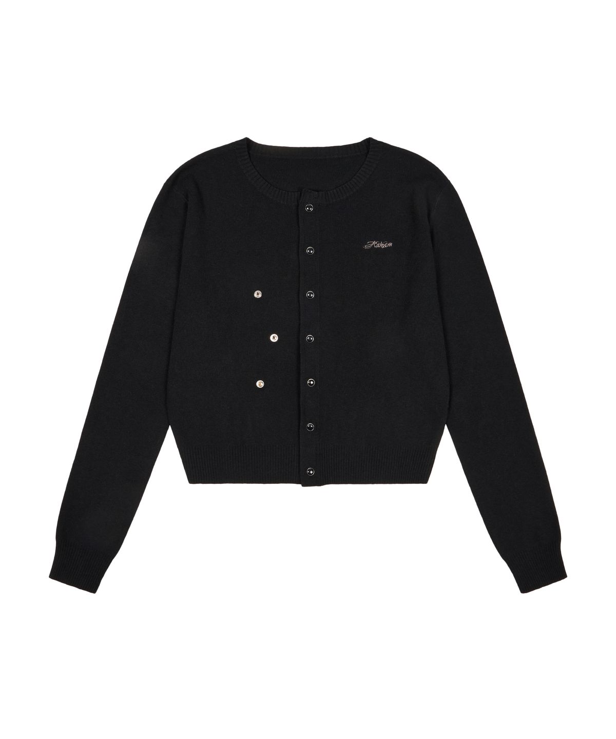 아캄(AAKAM) Granny Moddable Cardigan (Black)