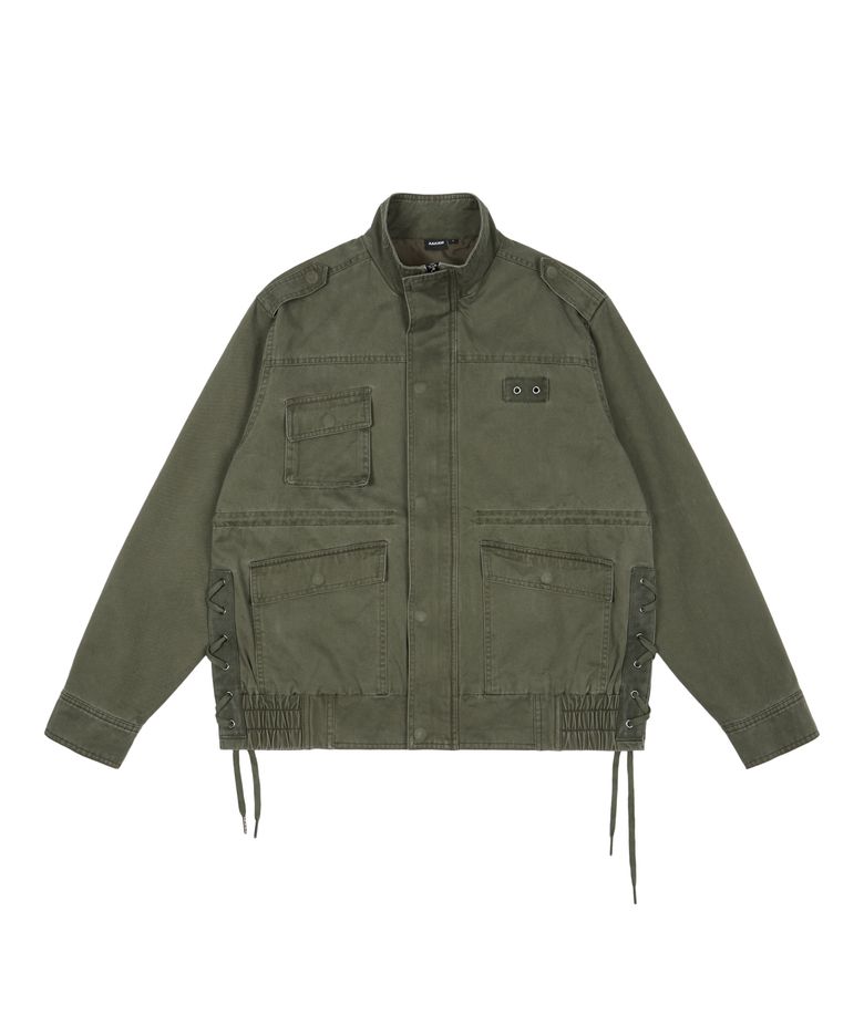 Nova Drawstring Field Jacket (Khaki)