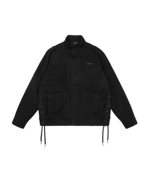 Nova Drawstring Field Jacket (Black)