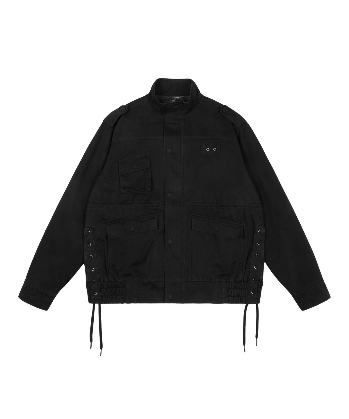 아캄(AAKAM) Nova Drawstring Field Jacket (Black)