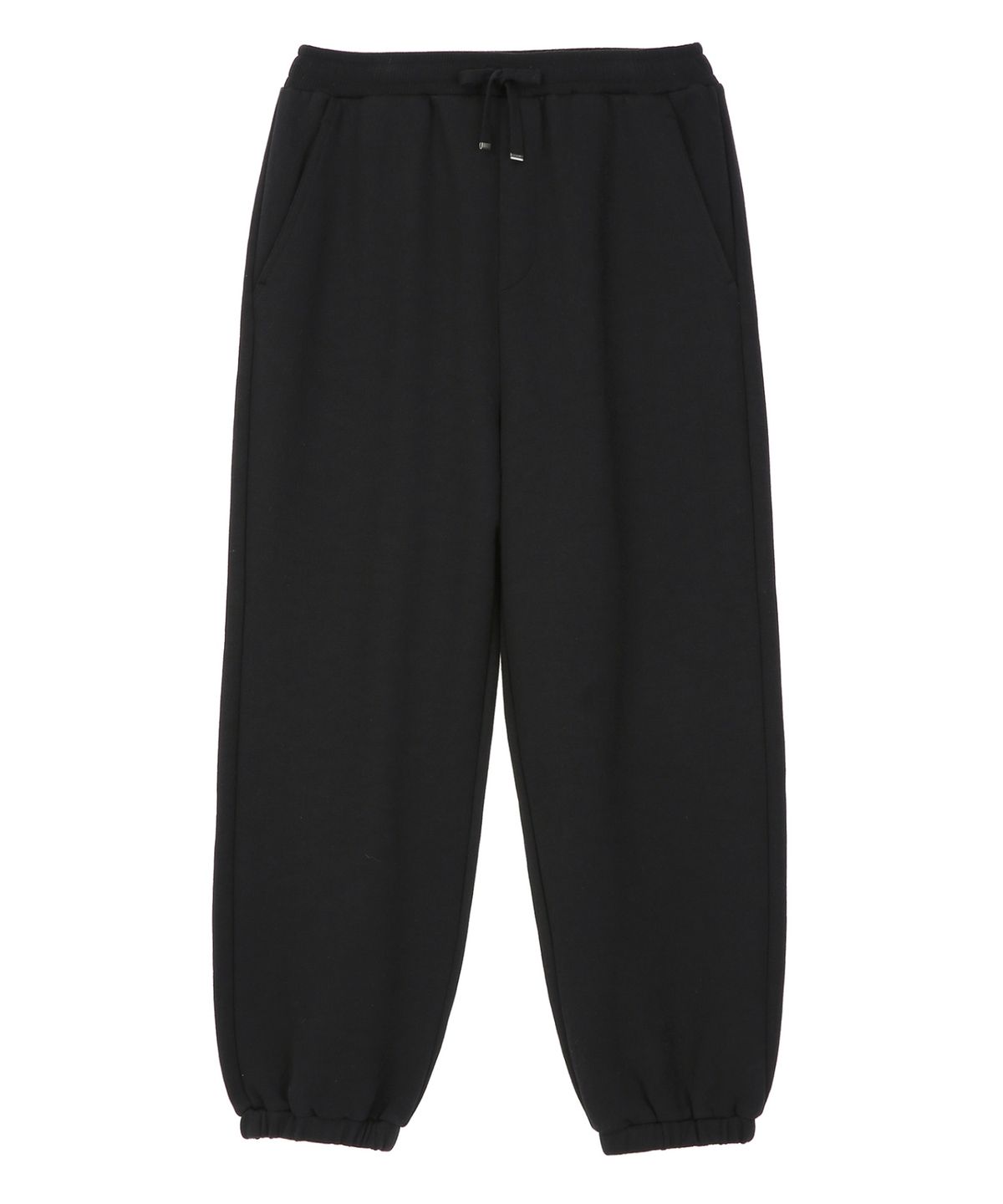 질스튜어트뉴욕 맨(JILLSTUART NEWYORK MEN) [NEW YORK SWEAT] UrbanShell 와이드핏 조거팬츠 - 블랙(JNPA6A801BK)