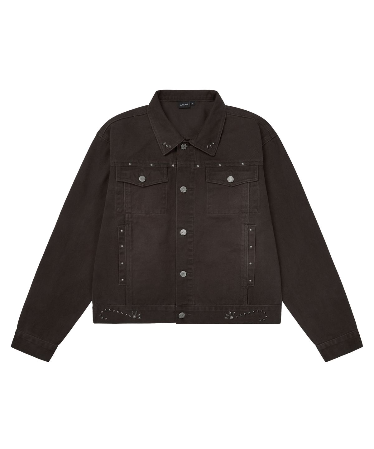 아캄(AAKAM) Frontier Studded Jacket (Brown)