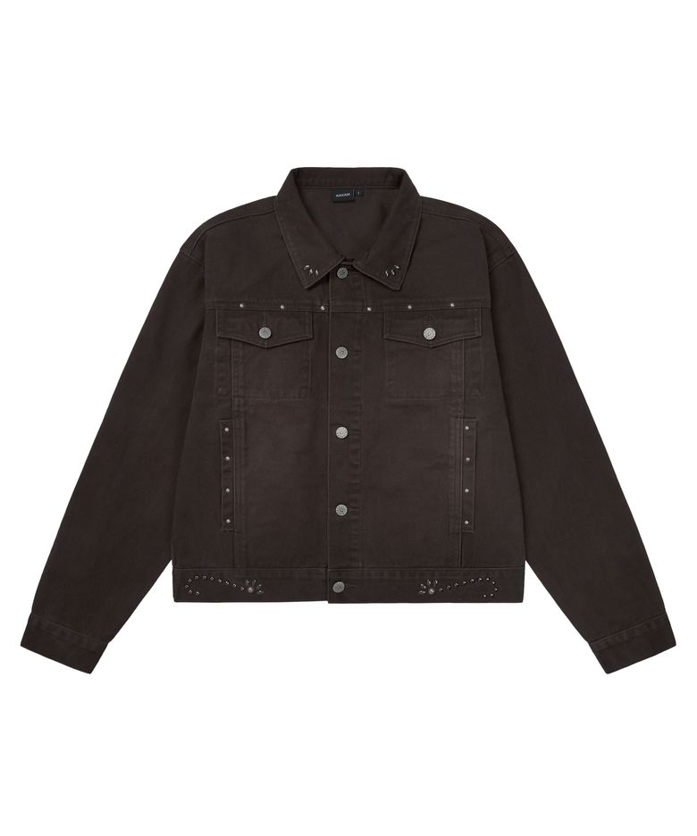 Frontier Studded Jacket (Brown)