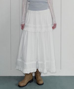 키렌 프릴 훌 롱 스커트