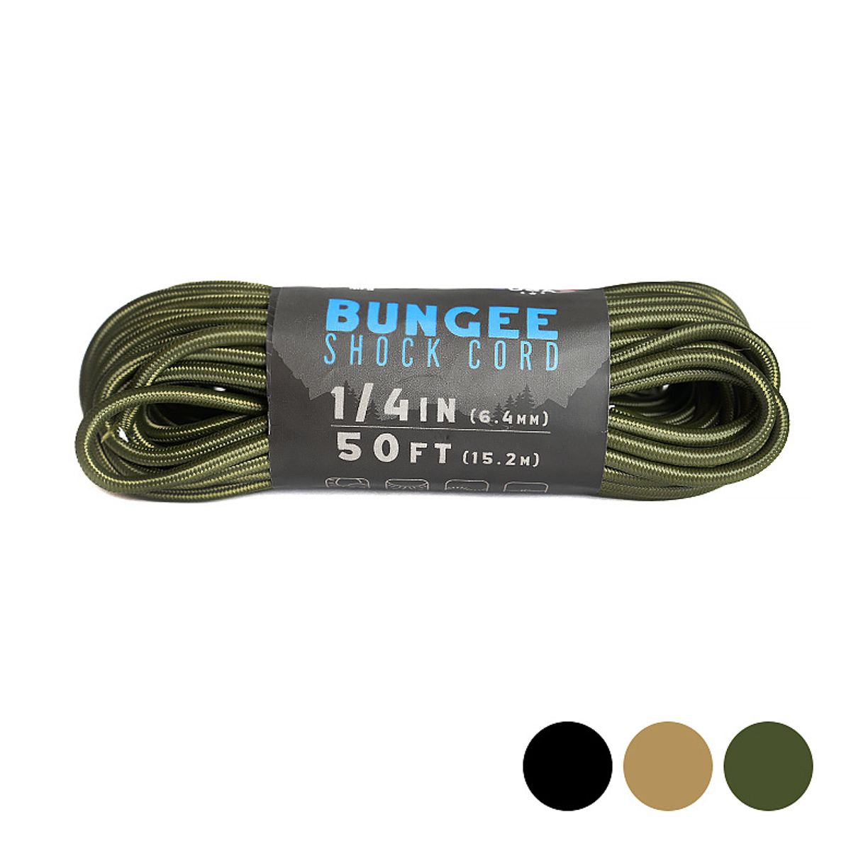 애드우드로프(ATWOOD ROPE) 6.4mm 번지 쇼크 코드