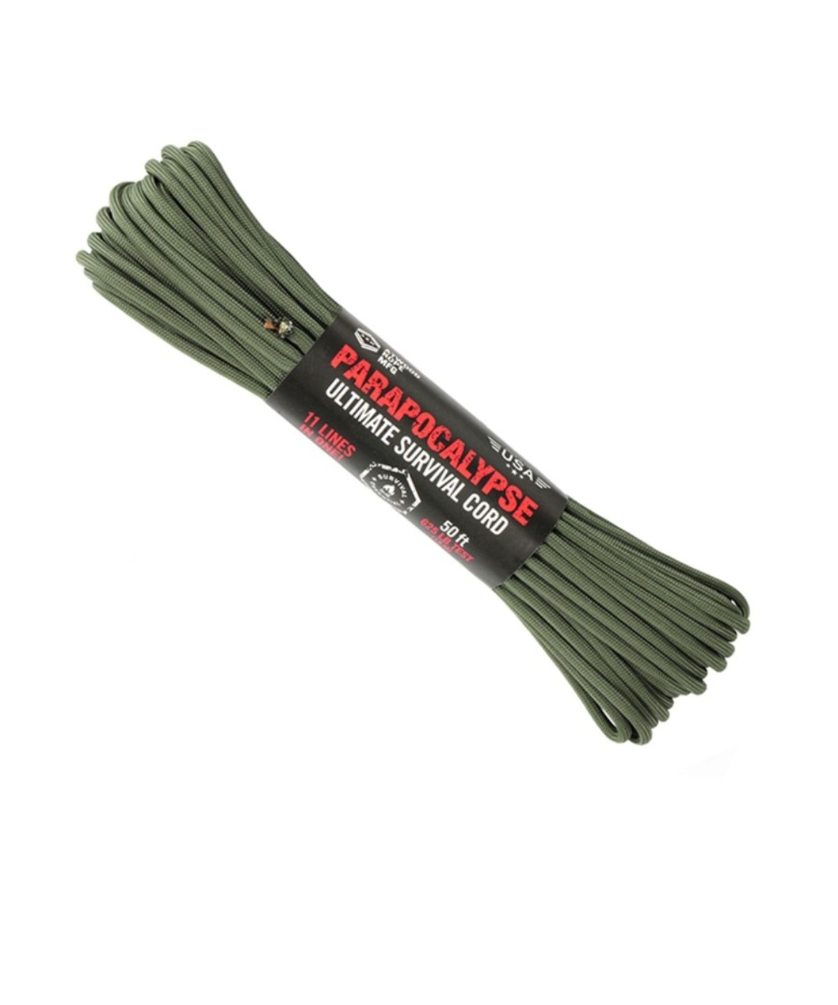 애드우드로프(ATWOOD ROPE) 파라포칼립스 얼티메이트 서바이벌 50 피트 (OD)