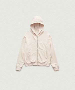 Campie Sweat Zip-Up Hoodie Jacket_Light Pink