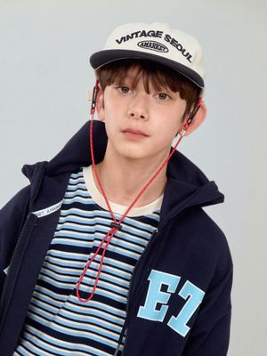 VINTAGE STRING SNAPBACK_IVORY/NAVY