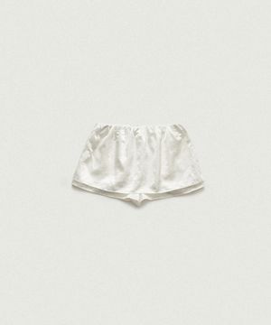 Elise Satin Shorts_Ivory