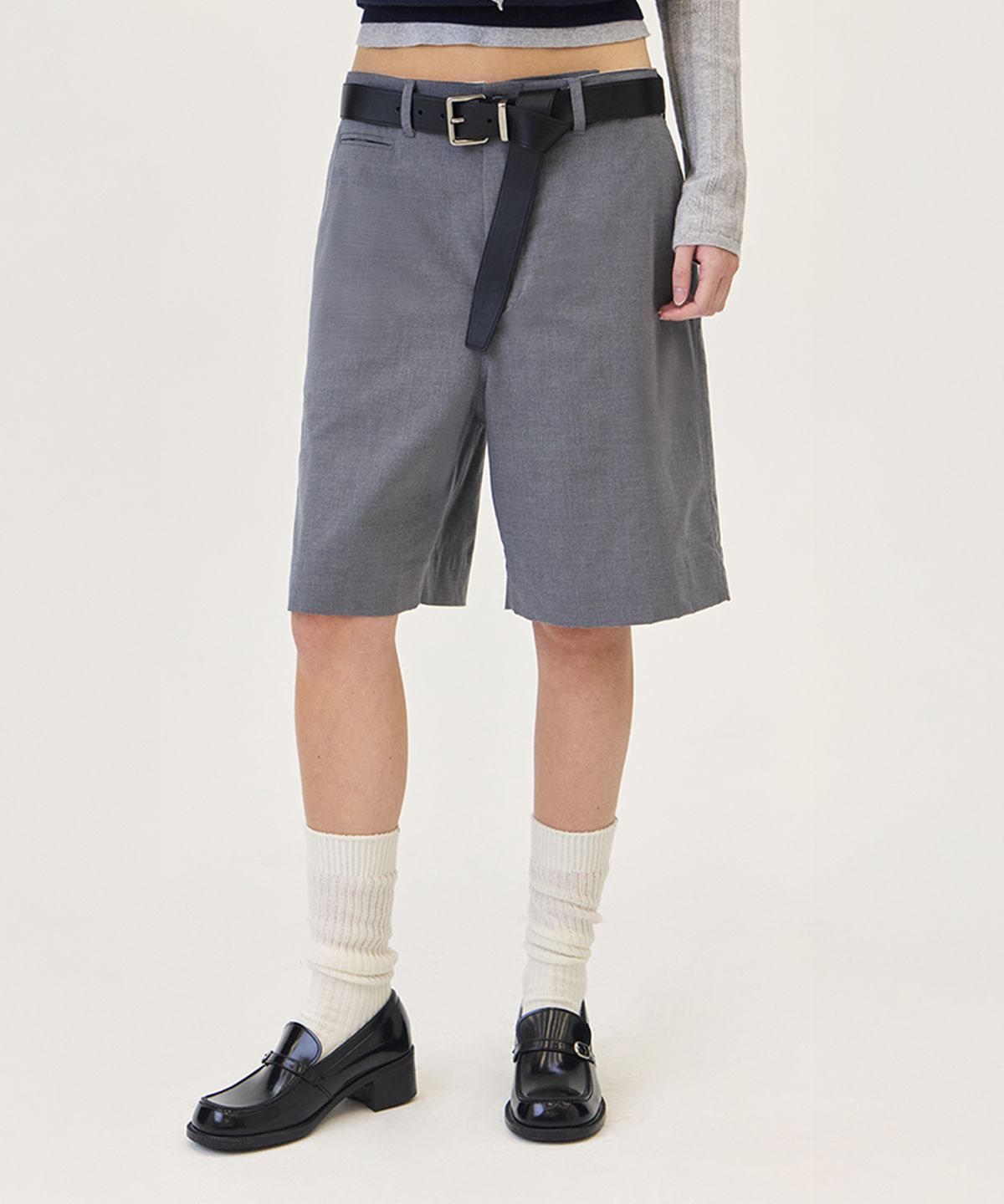 그로브(GROVE) TENDER MIDI SHORTS (GRAY)