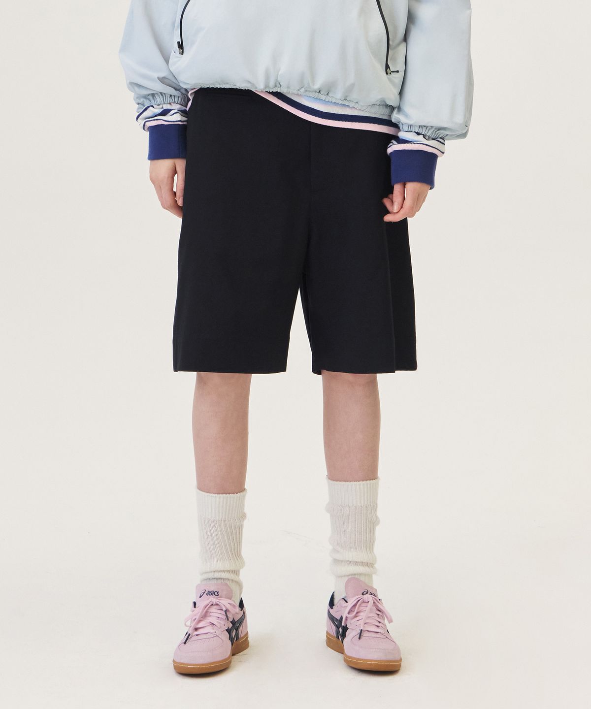 그로브(GROVE) TENDER MIDI SHORTS (BLACK)