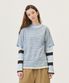TANI STRIPE H/S T-SHIRT (LIGHT BLUE)
