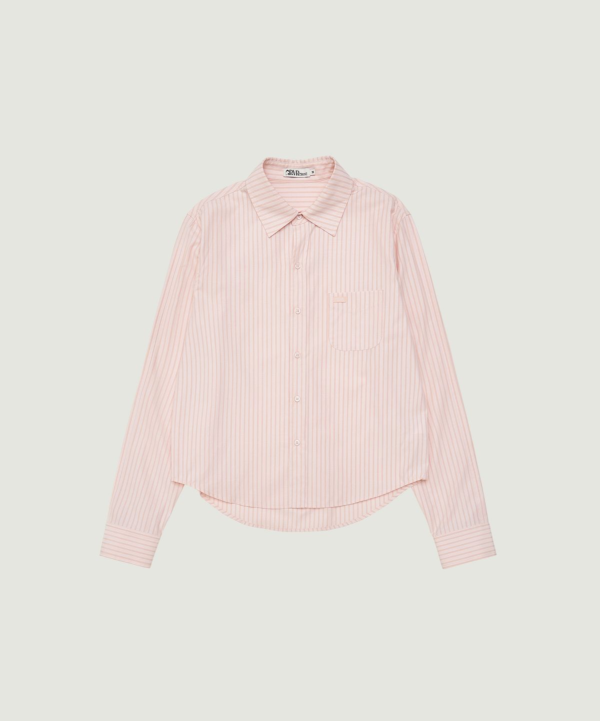 그로브(GROVE) TESS STRIPE SHIRT (PINK)