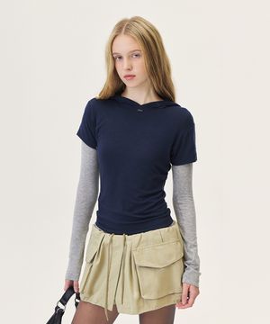 MACY L/S T-SHIRT (MELANGE GRAY)