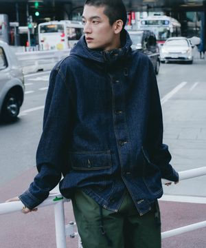 [SHIOTA MADE] WORK DENIM HOOD JACKET_INDIGO