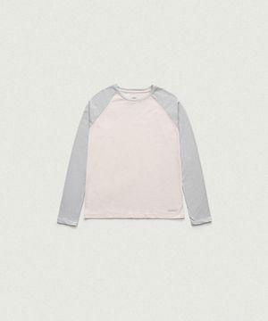 Raw Raglan T-Shirt_Light Pink