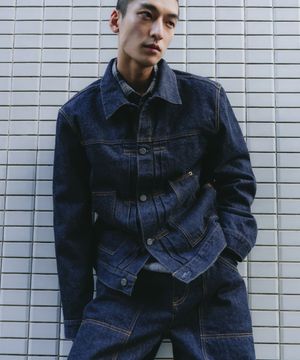 [SHIOTA MADE] TYPE-2 WORK DENIM JACKET_INDIGO