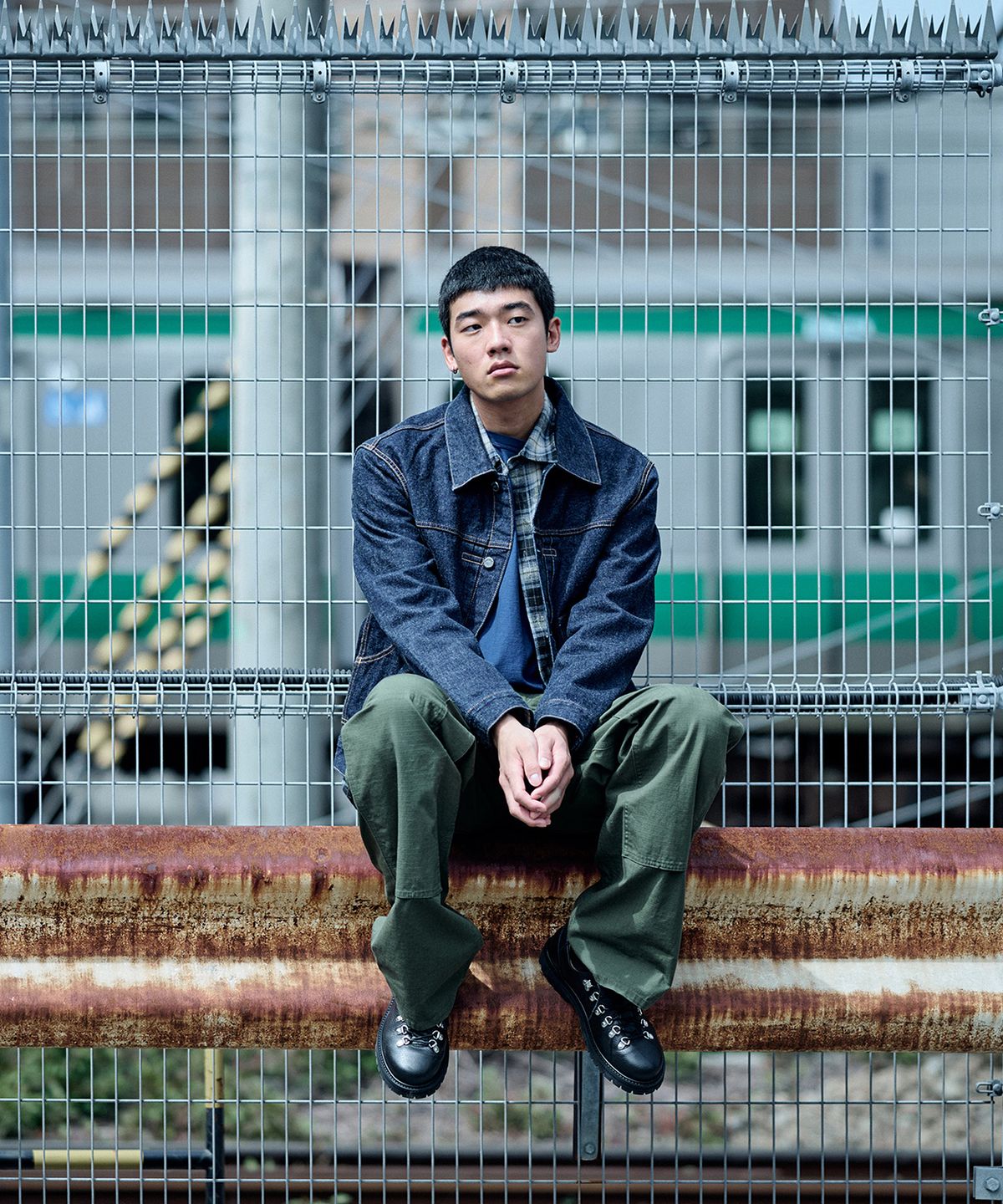 플랙(PLAC) [SHIOTA MADE] TYPE-2 WORK DENIM JACKET_INDIGO
