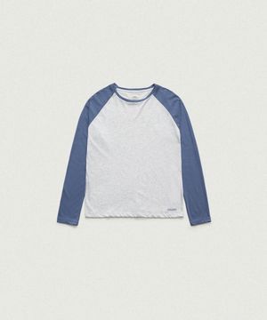 Raw Raglan T-Shirt_Melange Grey