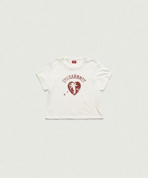 Heart Graphic T-Shirt_Ivory