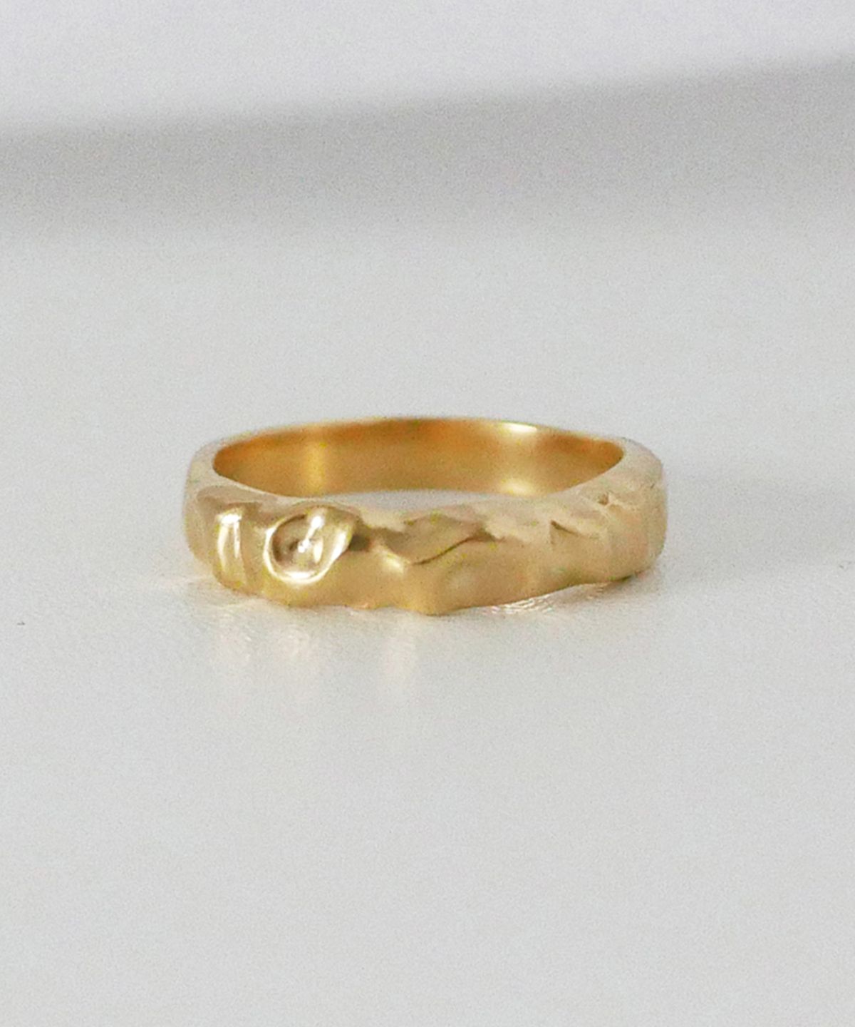 시에가하우스(SIEGA HOUSE) SHIR RING 03 (GLOSSY-GOLD)