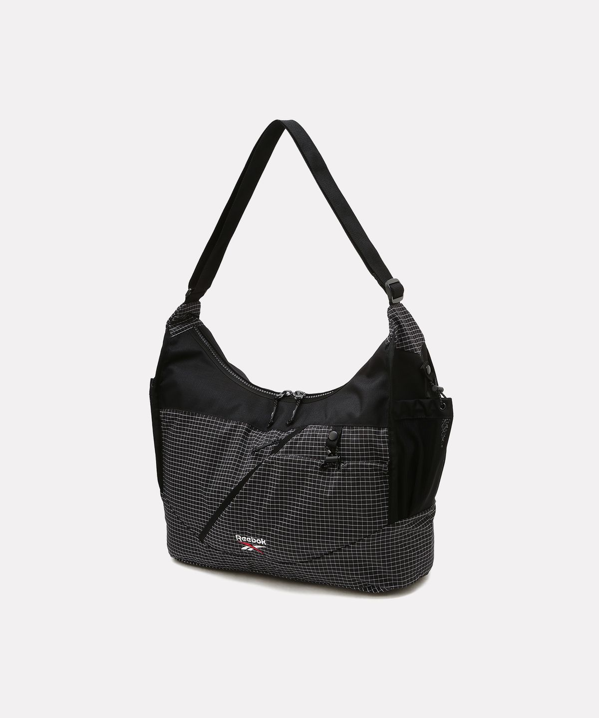 리복(REEBOK) 그리드 립스탑 더플백 - 블랙