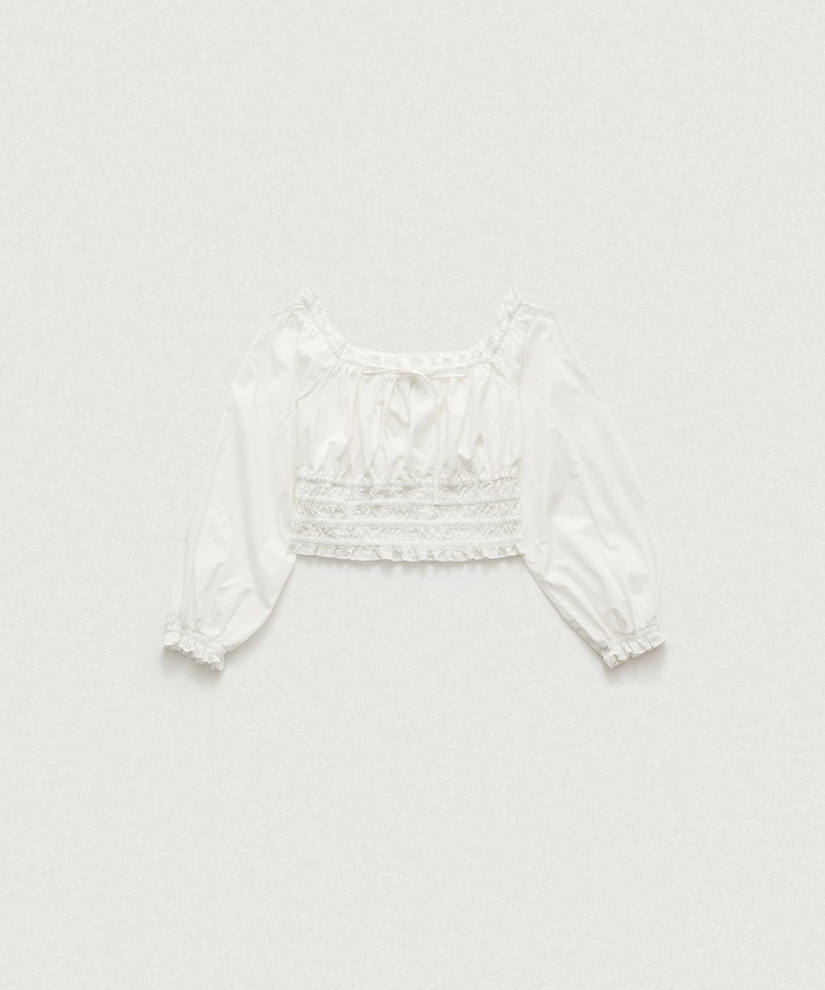 더바넷(THEBARNNET) Verta Square Neck Blouse