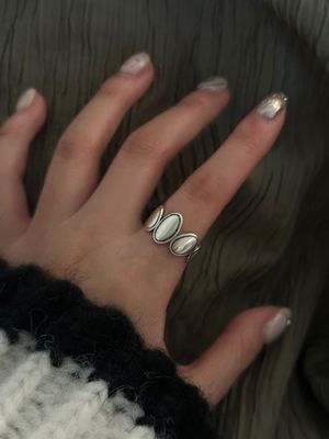 [Silver Ring] Dewdrop Band