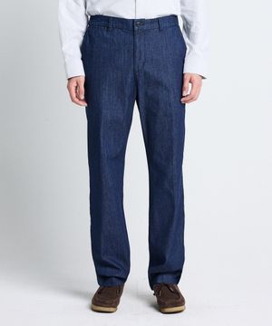 DIEMS 데님 셋업 팬츠 네이비 (스트레이트핏)_DDMWA02CSN