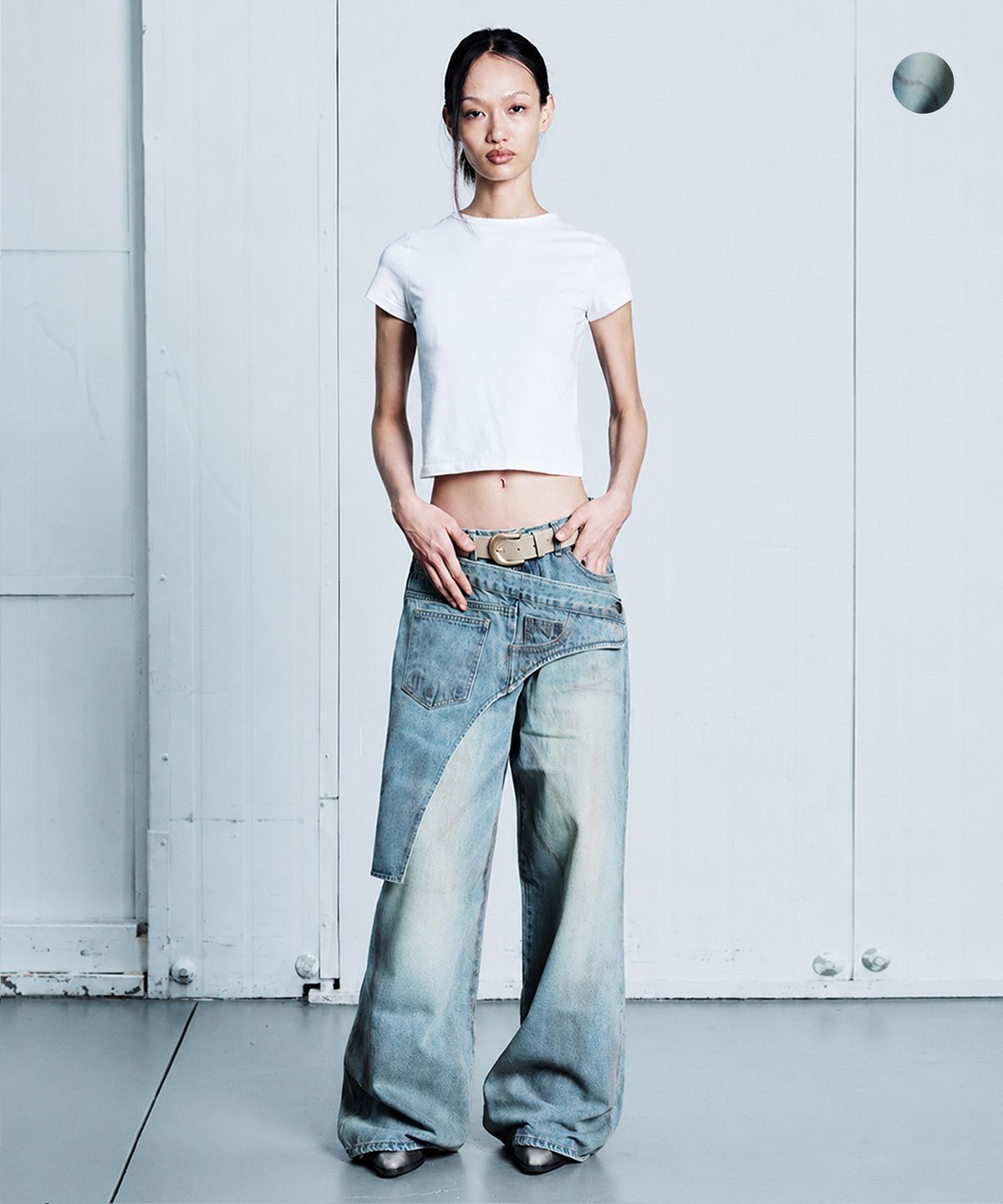 오도어(ODOR) Layered western jean