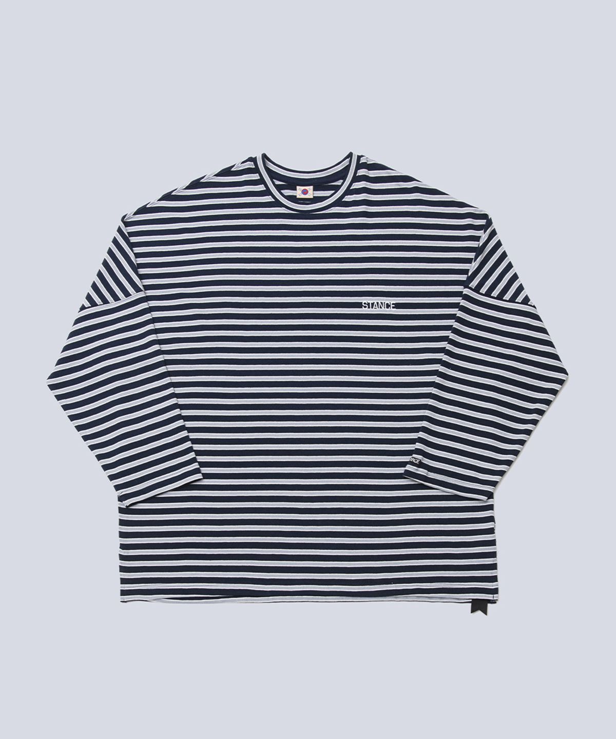 스텐스 서울(STANCE SEOUL) STRIPE MANTA LONG SLEEVE (NAVY STRIPE)