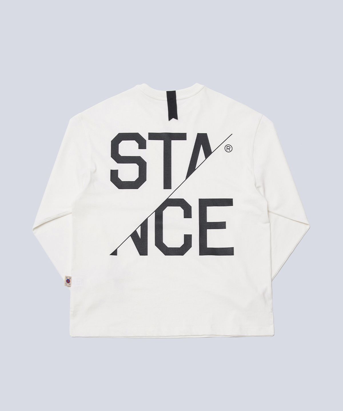 스텐스 서울(STANCE SEOUL) BASIC LOGO LONG SLEEVE (OFF WHITE)