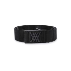 MEN WEBBING AUTO BELT_BK