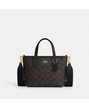 시티 미니 토트 백 인 시그니처 캔버스 CW032 IMXAQ