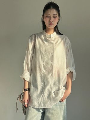 Double-Button Blouse (2C)