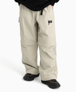 컨버터블 와이드 팬츠 Khaki