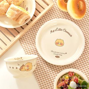 헬로 리틀 춘식 보울+플레이트 세트