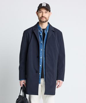 경량 맥 트렌치 코트 네이비 (세미오버핏)_SCTWA06NSN