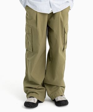 시티 와이드 카고 팬츠 Khaki